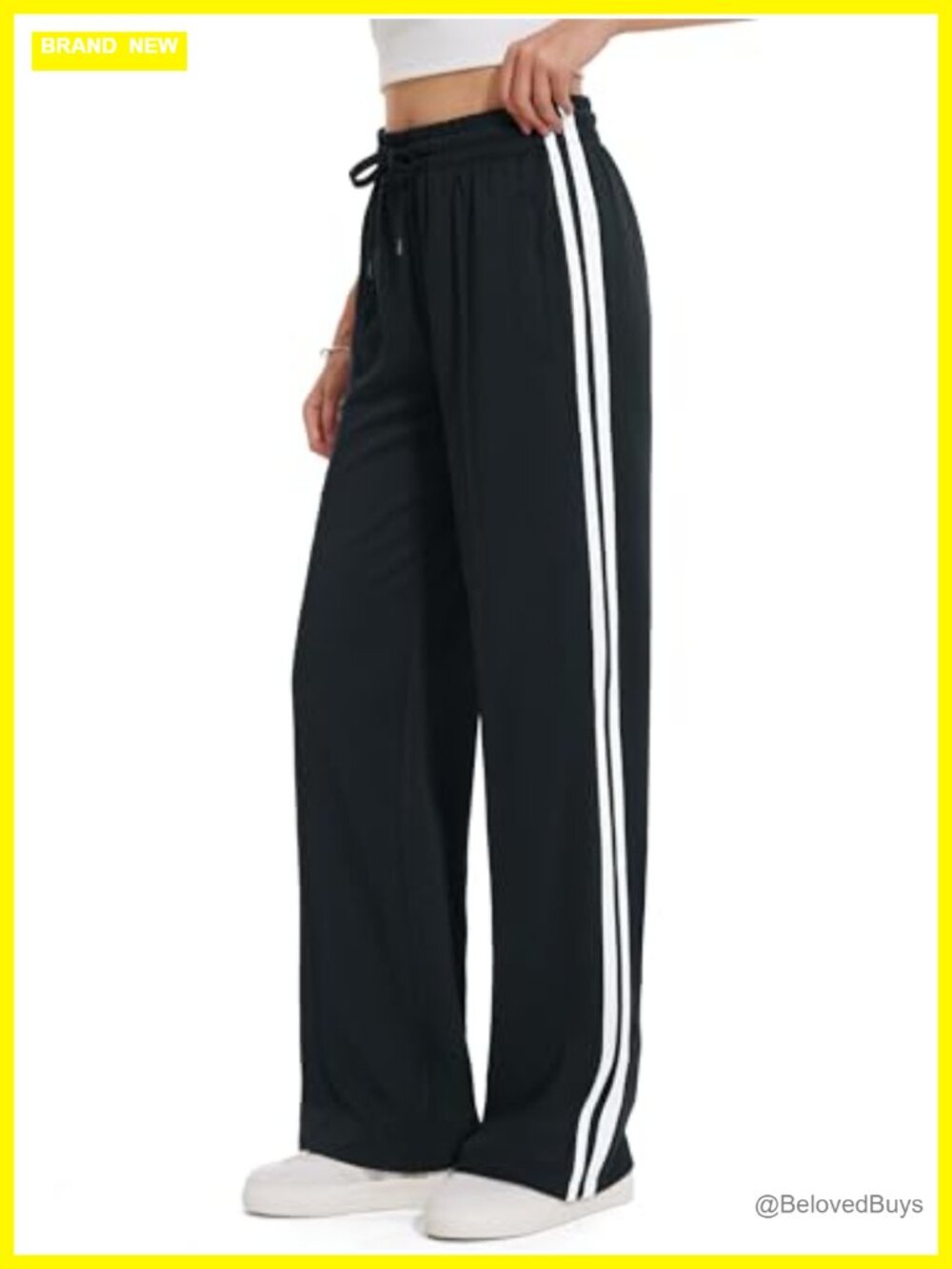 Women's Track Pants Loose Straight Leg Jogging Sweatpants Athletic Running